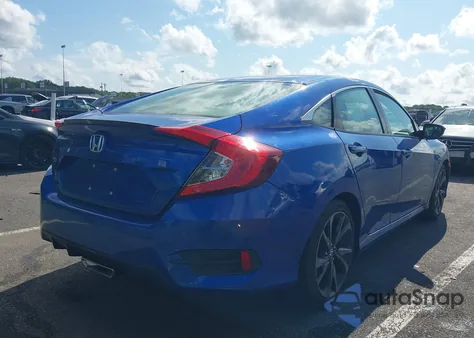 2020 Honda Civic Sport from USA, damaged, VIN 2HGFC2F82LH570481